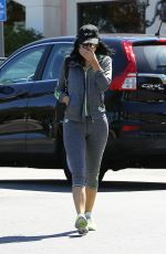 KYLIE JENNER in Tights Leaves a Gym in Calabasas 09/19/2015