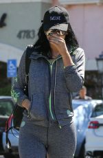 KYLIE JENNER in Tights Leaves a Gym in Calabasas 09/19/2015