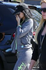 KYLIE JENNER in Tights Leaves a Gym in Calabasas 09/19/2015