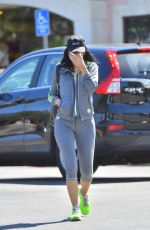 KYLIE JENNER in Tights Leaves a Gym in Calabasas 09/19/2015