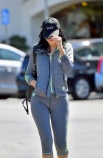 KYLIE JENNER in Tights Leaves a Gym in Calabasas 09/19/2015