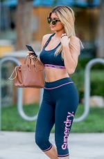 KYLIE JENNER in Tights Out and About in Calabasas 09/10/2015