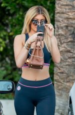 KYLIE JENNER in Tights Out and About in Calabasas 09/10/2015