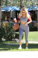 KYLIE JENNER in Tights Out and About in Los Angeles 09/07/2015