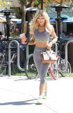 KYLIE JENNER in Tights Out and About in Los Angeles 09/07/2015
