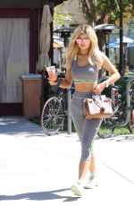 KYLIE JENNER in Tights Out and About in Los Angeles 09/07/2015