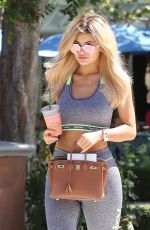 KYLIE JENNER in Tights Out and About in Los Angeles 09/07/2015