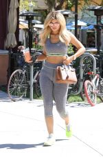 KYLIE JENNER in Tights Out and About in Los Angeles 09/07/2015