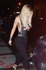KYLIE JENNER Leaves Up and Down Nightclub in New York 09/13/2015