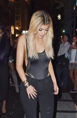 KYLIE JENNER Leaves Up and Down Nightclub in New York 09/13/2015