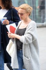 KYLIE MINOGUE Arrives at Heathrow Aiport in London 08/29/2015