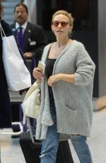 KYLIE MINOGUE Arrives at Heathrow Aiport in London 08/29/2015
