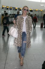 KYLIE MINOGUE at Heathrow Aiport in London 08/28/2015