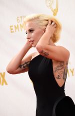 LADY GAGA at 2015 Emmy Awards in Los Angeles 09/20/2015