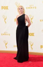 LADY GAGA at 2015 Emmy Awards in Los Angeles 09/20/2015