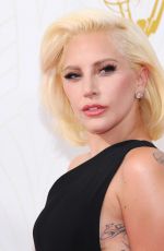 LADY GAGA at 2015 Emmy Awards in Los Angeles 09/20/2015