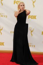 LADY GAGA at 2015 Emmy Awards in Los Angeles 09/20/2015