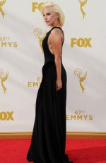 LADY GAGA at 2015 Emmy Awards in Los Angeles 09/20/2015