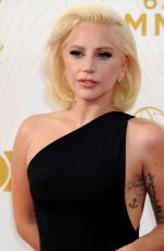 LADY GAGA at 2015 Emmy Awards in Los Angeles 09/20/2015