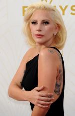 LADY GAGA at 2015 Emmy Awards in Los Angeles 09/20/2015