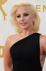 LADY GAGA at 2015 Emmy Awards in Los Angeles 09/20/2015