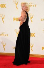 LADY GAGA at 2015 Emmy Awards in Los Angeles 09/20/2015