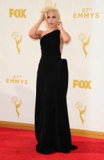 LADY GAGA at 2015 Emmy Awards in Los Angeles 09/20/2015