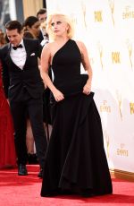 LADY GAGA at 2015 Emmy Awards in Los Angeles 09/20/2015