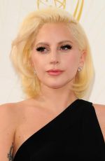 LADY GAGA at 2015 Emmy Awards in Los Angeles 09/20/2015