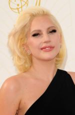 LADY GAGA at 2015 Emmy Awards in Los Angeles 09/20/2015