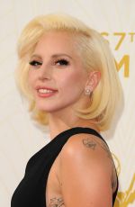 LADY GAGA at 2015 Emmy Awards in Los Angeles 09/20/2015