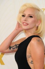 LADY GAGA at 2015 Emmy Awards in Los Angeles 09/20/2015