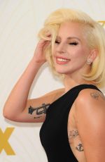 LADY GAGA at 2015 Emmy Awards in Los Angeles 09/20/2015
