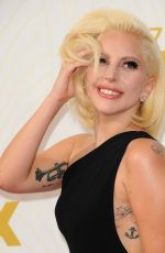 LADY GAGA at 2015 Emmy Awards in Los Angeles 09/20/2015