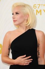 LADY GAGA at 2015 Emmy Awards in Los Angeles 09/20/2015