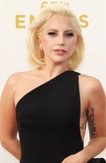LADY GAGA at 2015 Emmy Awards in Los Angeles 09/20/2015