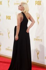 LADY GAGA at 2015 Emmy Awards in Los Angeles 09/20/2015