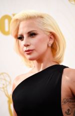 LADY GAGA at 2015 Emmy Awards in Los Angeles 09/20/2015