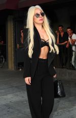 LADY GAGA Out and About in West Hollywood 09/08/2015