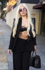 LADY GAGA Out and About in West Hollywood 09/08/2015