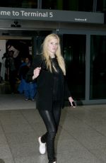 LARA STONE at Heathrow Airport in London 09/13/2015
