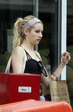 LEA MICHELE and EMMA ROBERTS Out Shopping at Whole Foods in New Orleans 09/10/2015