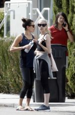 LEA MICHELE and EMMA ROBERTS Out Shopping at Whole Foods in New Orleans 09/10/2015