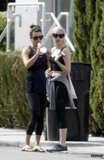LEA MICHELE and EMMA ROBERTS Out Shopping at Whole Foods in New Orleans 09/10/2015