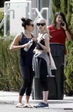 LEA MICHELE and EMMA ROBERTS Out Shopping at Whole Foods in New Orleans 09/10/2015