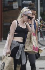 LEA MICHELE and EMMA ROBERTS Out Shopping at Whole Foods in New Orleans 09/10/2015