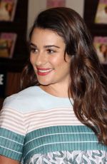 LEA MICHELE at You First Book Signing in West Hollywood 09/25/2015