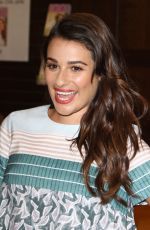 LEA MICHELE at You First Book Signing in West Hollywood 09/25/2015