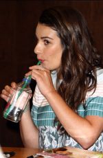 LEA MICHELE at You First Book Signing in West Hollywood 09/25/2015