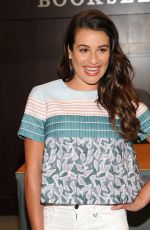 LEA MICHELE at You First Book Signing in West Hollywood 09/25/2015